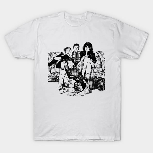 married with children T-Shirt by RetroScribbles